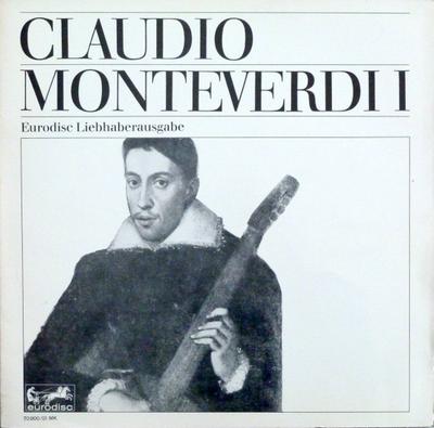 Виниловая пластинка CLAUDIO MONTEVERDI Клаудио Монтеверди I 70900MK Eurodisc 1964 Германия Классическая Б/у