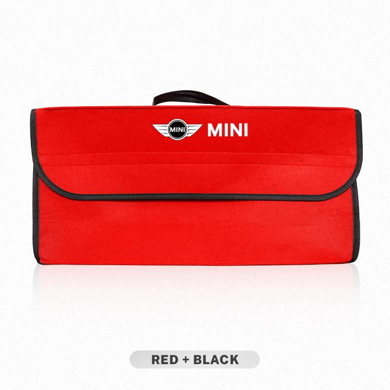 Car Storage Box Auto Trunk Foldable Soft Felt Organizer Bag For MINI JCW Cabrio Cooper Countryman Aceman Clubman Coupe Hub Cap