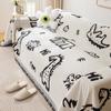Ins Simple Cartoon Sofa Towel Chenille All-Inclusive Universal Sofa Cover Fabric Four Seasons Universal Sofa Cover Sofa Cover