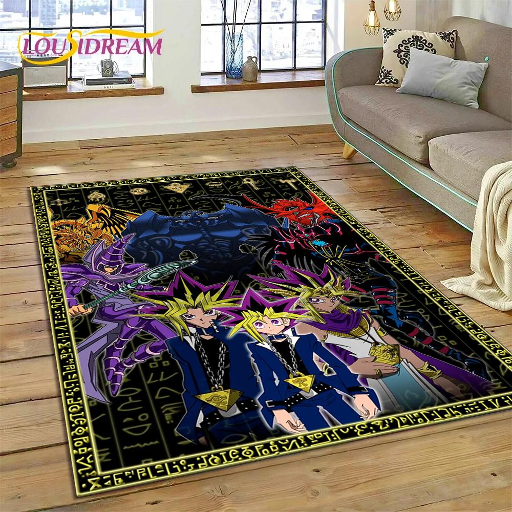 Yu-Gi-Oh Аниме КАРТА МОНСТРА Мультяшный 3D Ковер для Гостиной Спальни Домашний Декор, Нескользящий Коврик для Пола Декорация для Дивана Подарок