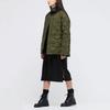 Uniqlo X White Mountaineering Совместная работа Премиум Легкая Свободный крой Стеганая пуховая куртка Унисекс верхняя одежда Оливковый 442562-56