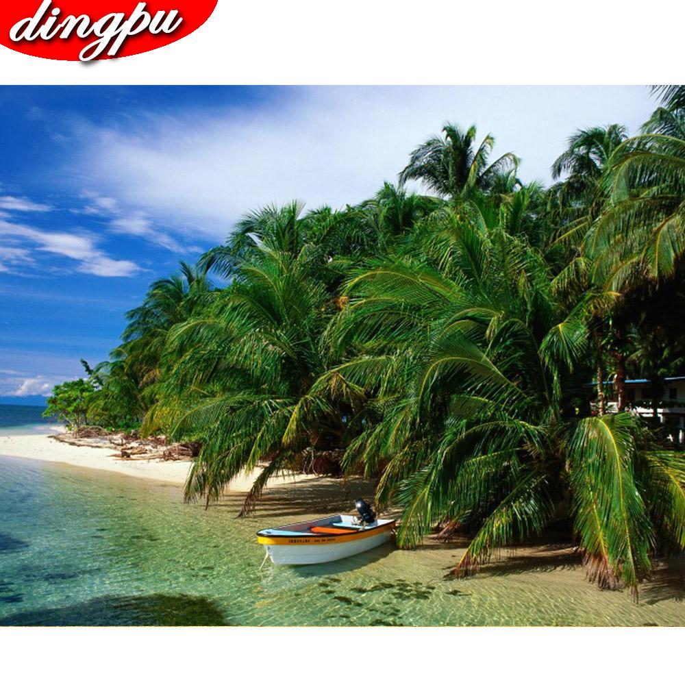 Полный круглый набор для алмазной живописи, мозаика из красного вина, вышивка пейзажей, вышивка крестиком, украшение на стену для кухни