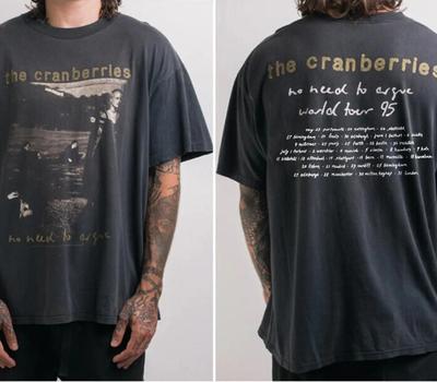 Винтажная футболка 1995 года The Cranberries No Need To Argue Tour, размеры S-4XL