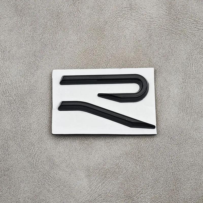 OPQ1 2026 Hot VOLKSWAGEN 3D Metal R Logo Emblem Car Rear Trunk Sticker Front Grill Badge For Volkswagen VW Polo MK8 Passat Tiguan CC