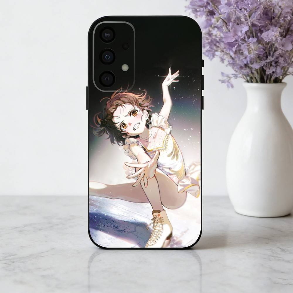 Чехол для телефона Аниме про фигурное катание M-Medalist для Samsung Galaxy A73, A72, A71, A70, A53, A52, A51, Другие Мягкий Черный Корпус