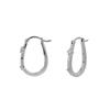Reve Q Hoop Oval Earrings