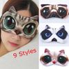 Hot Fashion Cartoon Animal Blindfold Sleeping Aid 3D Sleeping Eyepatch Nap Eye Mask Shade Cover