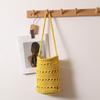 Solid Color Crochet Tote Bag Braided Knitted Shoulder Bag Cute Beach Bag  Ladies/Girls