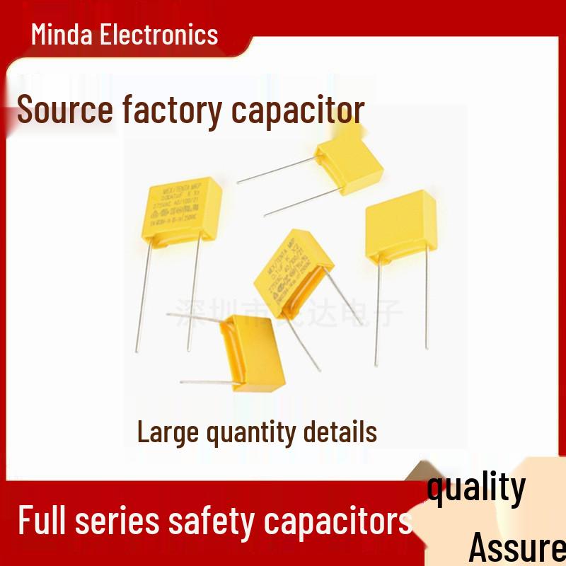 Конденсаторы безопасности X2: 275 В 102 К/103 К/104 К, Емкость: 0.001µF/0.01µF/0.1µF, 275V 100nF