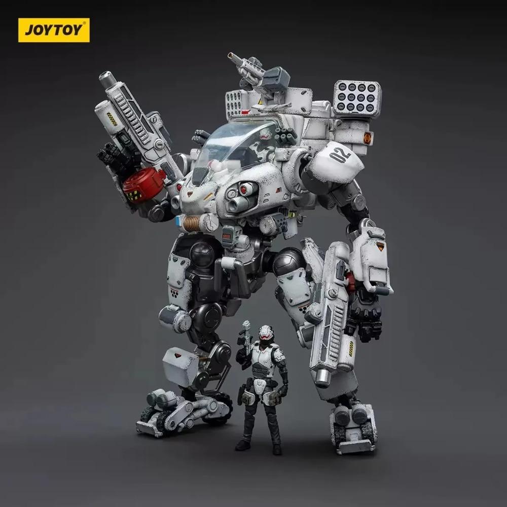 JOYTOY 1/25 Бог войны 86 Тиекви Двойной пилот Железный разрушитель Стальной костяной мех Рождественский подарок Хобби Экшн-фигурки Модель Игрушки
