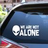 Наклейки на автомобиль Alien We Are Not One for Auto Наклейки на заднее стекло, бампер, скутер, корпус, шлем, виниловые наклейки, автомобильные аксессуары, украшения