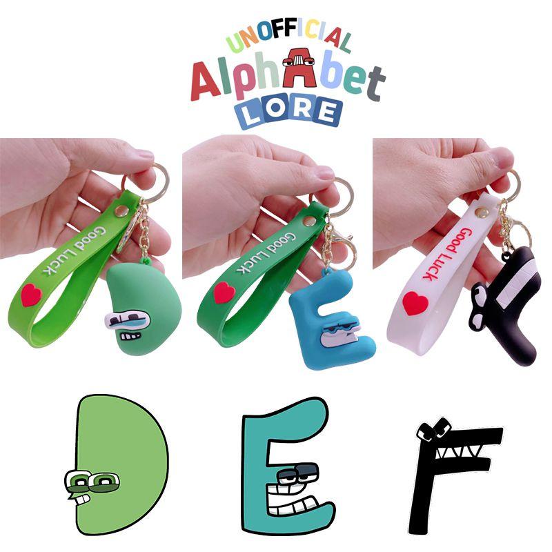Alphabet Lore Keychain Kids Xmas Gifts Bag Pendant Doll