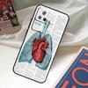 Anatomical Heart Anatomy Case For POCO X6 Pro M6 X5 X3 M5s F3 F5 Xiaomi 14 Ultra 13 12 Lite 11T 12T 13T Pro Coque