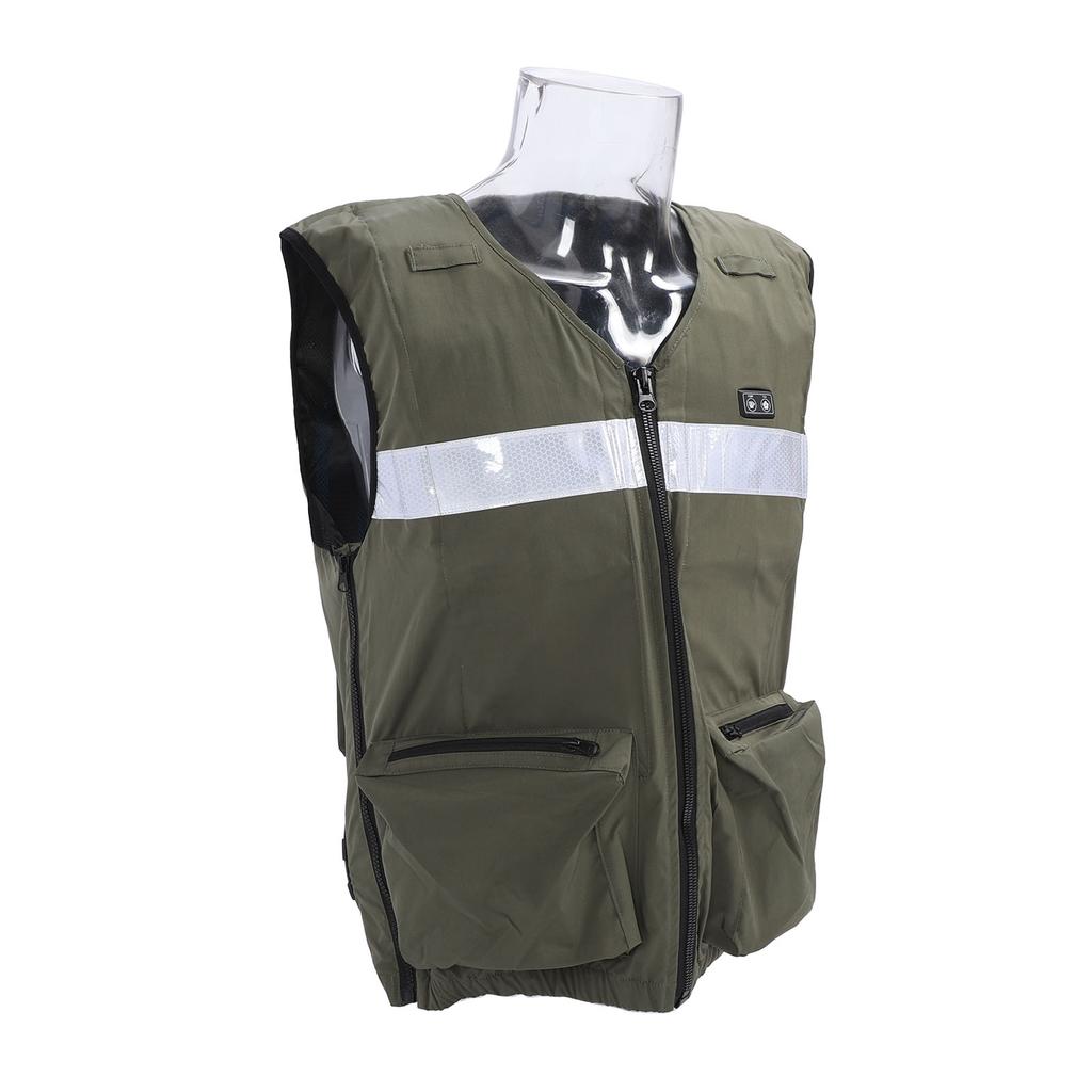 Жилет Cool Vest 4 размера, регулируемый, светоотражающий, с несколькими карманами, с защитой от ветра и воды, с кондиционером
