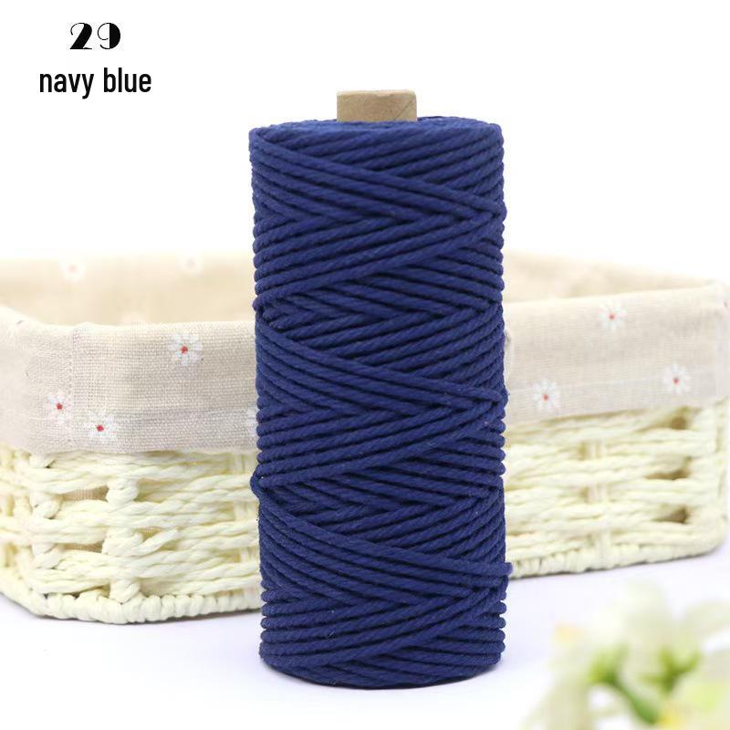 Хлопковый Канат Ручной Работы 2 мм для DIY Кошачьего Дерева и Поделок - 100 м