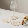 Винтажный стиль Ins кружево крючком хлопковая нить подставка под стакан ручной работы обеденный коврик цветочные салфетки украшение дома кухонные принадлежности