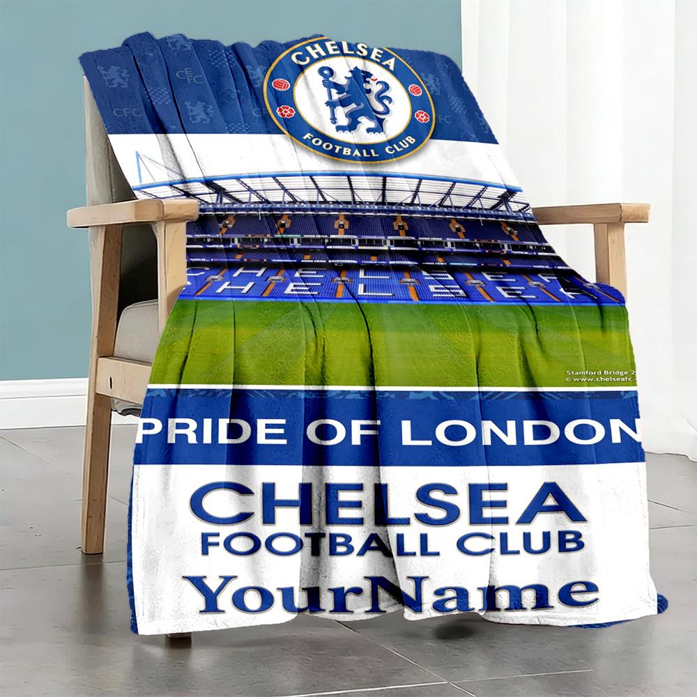 Chelsea Personalized Name Blanket Cozy Customizable Blanket Soft & Cozy for Office Nap Chair Office Chair Four Seasons Universal