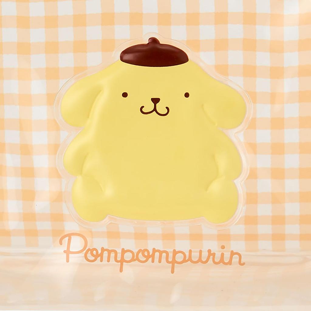 Sanrio Pompompurin Clear Pouch PVC Steel Zipper Closure 22×10×15cm Target Age 3+ 732231