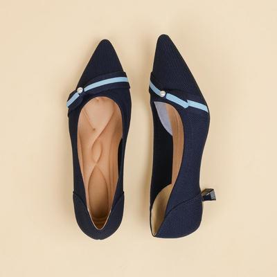 Туфли женские с острым носком, мелким горлом, с плоской подошвой, с жемчужным узором, с мягкой подошвой, большие размеры 34-43