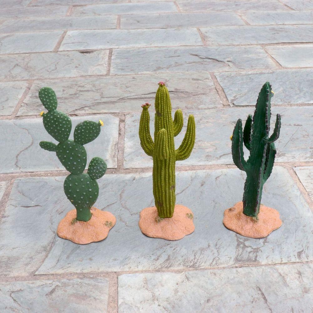 Пластиковая искусственная модель дерева, реалистичный имитация кактуса, искусственное растение, кактус, домашний декор