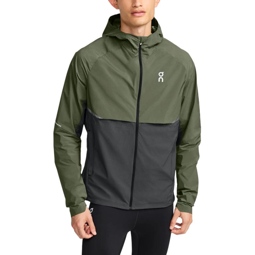 Куртка On Core, водонепроницаемая трикотажная дышащая удобная куртка, мужская куртка серо-зеленого цвета 1ME10331914
