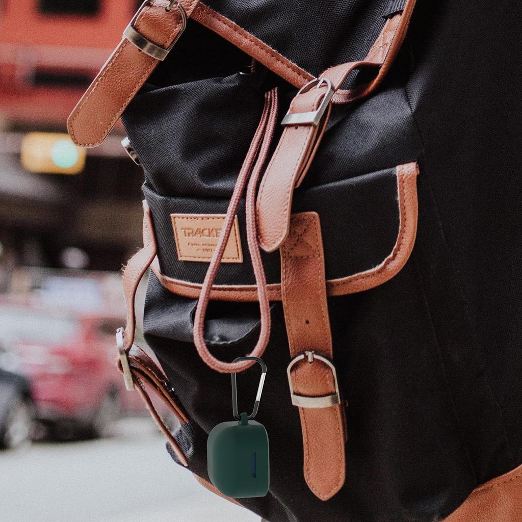 Geekria Silicone Cover Compatible Cover Compatible with True Wireless Earbuds Charging Case Charging Case Cover Exterior Cover with Keychain Charging