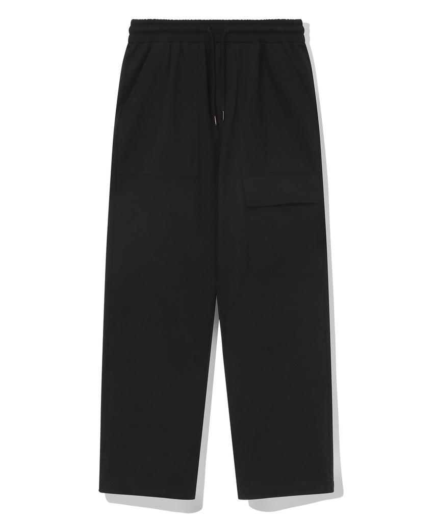 BEENTRILL Script Fatigue Sweatpants (Black)
