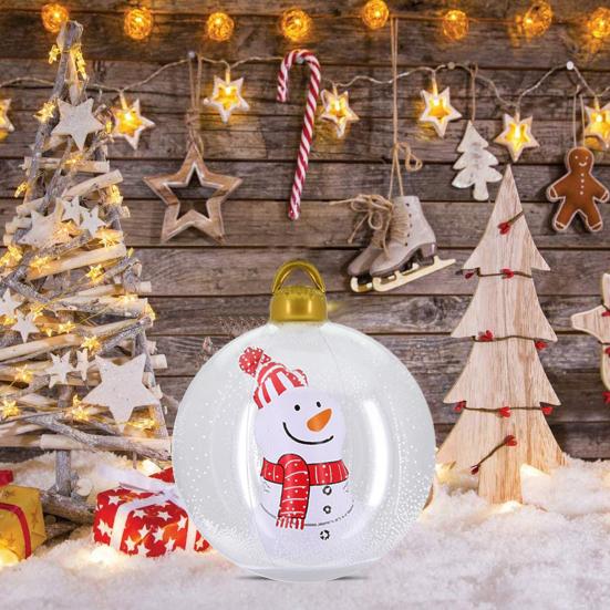 Yousheng уличный рождественский снежный шар надувной водонепроницаемый снеговик/рождественская елка/стиль Санта-Клауса гигантские большие шары рождественские украшения