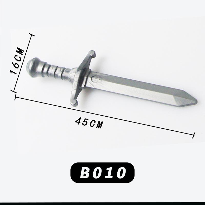 Минифигурка средневекового рыцаря: Фонтан, Рапира, Совместимый с кубиками LEGO