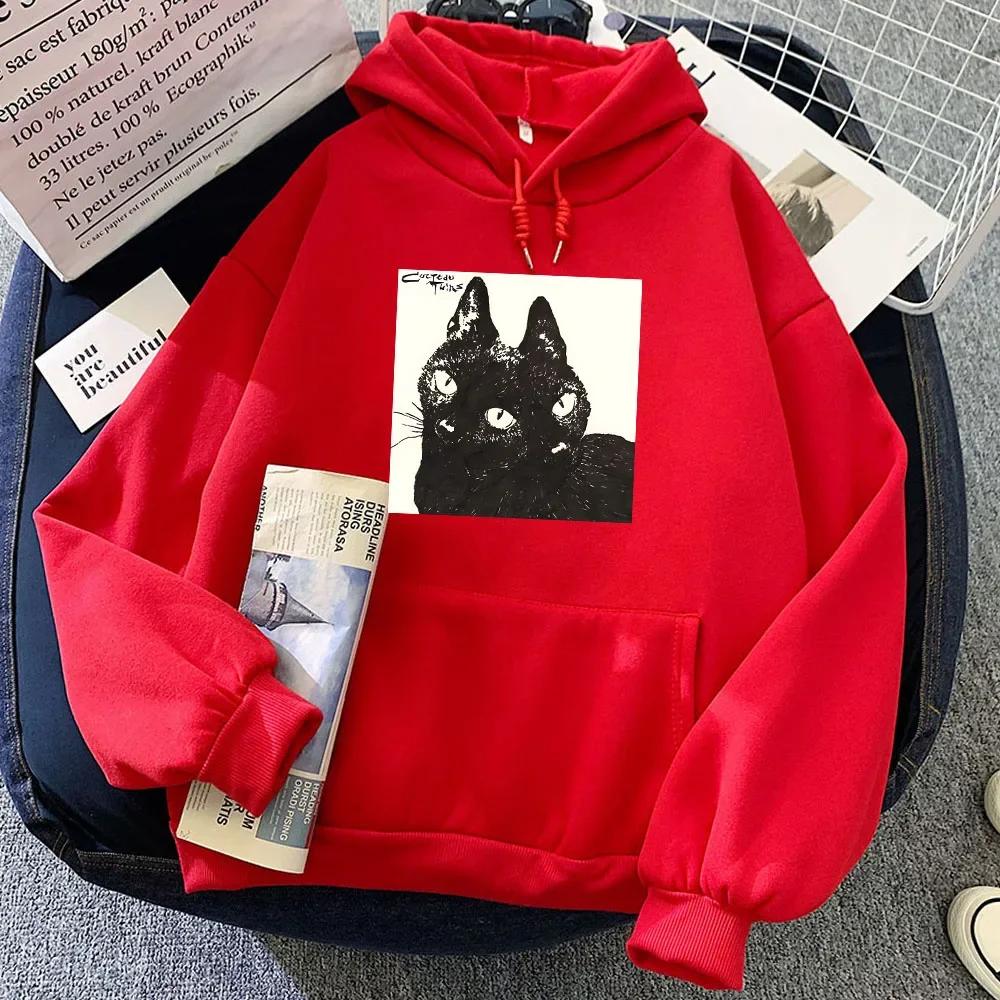 Cocteau Twins Hoody Rock Band Graphic Printing Sweatshirts Sudaderas Con Capucha Women Clothing Moletom Hip Hop Grunge Hoodies