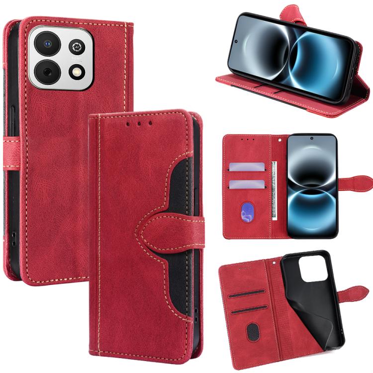 Skin Feel Magnetic Buckle Leather Phone Case