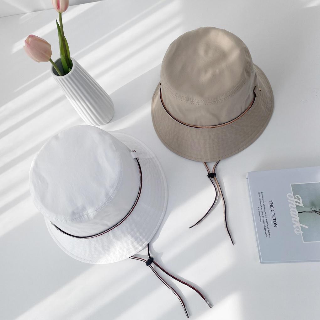 Панама весна/лето, повседневная панама с цветным ремешком