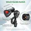 Пульт управления лебедкой, 3-контактный штекер, Пульт дистанционного управления электрической лебедкой с кабелем 9,2 фута для автомобиля, внедорожника