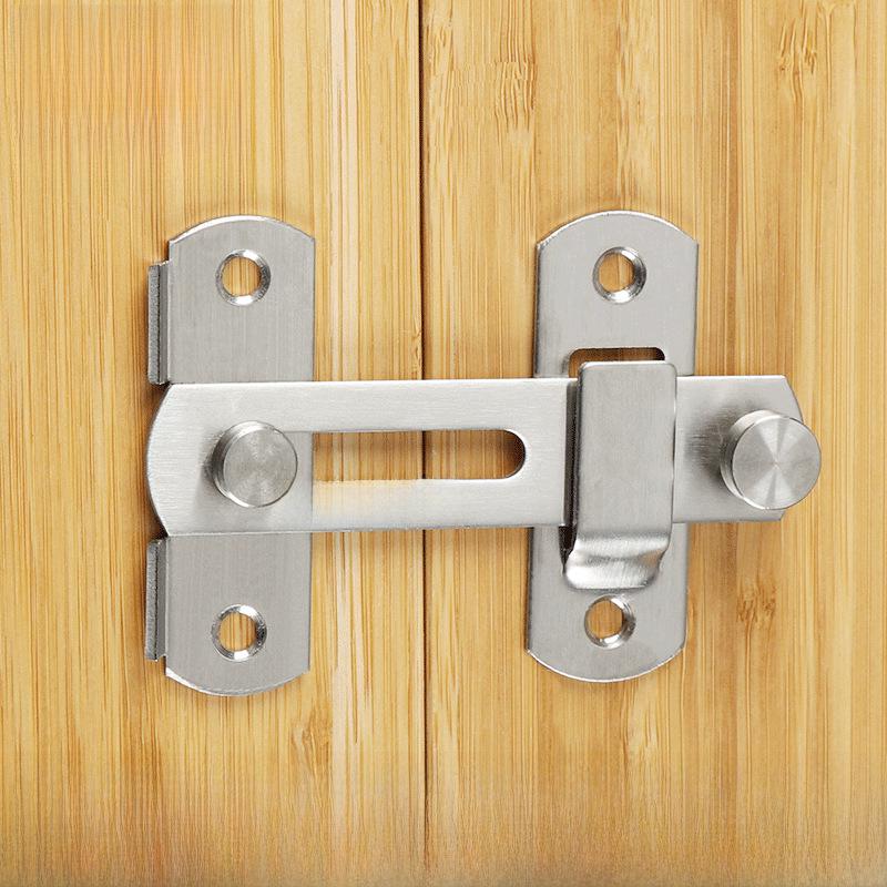 Защелка из нержавеющей стали для раздвижных дверей для клеток домашних животных и промышленных замков