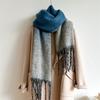 NEW Luxury Brand Women Simple Solid Cashmere Scarf Fashion Universal Winter Warm Shawl Pashmina Tassel Blanket Scarves