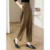 Fashionable Winter Harem Pants for Women Loose Fit Woolen Trousers