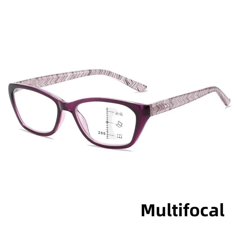 High Definition Reading Eyewear New Far Near Dual Use Anti Blue Light Presbyopia Glasses Progressive Multifocal eye glasses