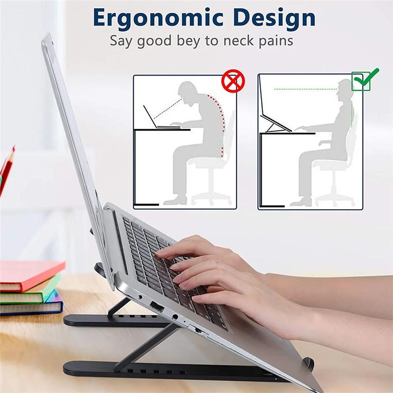 Portable Laptop Stand Adjustable Notebook Bracket Macbook Air Pro Holder Accessories Foldable Laptop Base