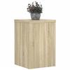 VidaXL Supports pour plantes 2 pcs chêne sonoma bois d'ingénierie, support de fleurs, support de pot, support pour plantes 852899