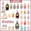 LA  BU V1 V2 V3 Heartbeat Macaron Enamel The Monsters Face Blind Box  Figurine Tabletop Ornament Kawaii Doll Kid Birthday Gift