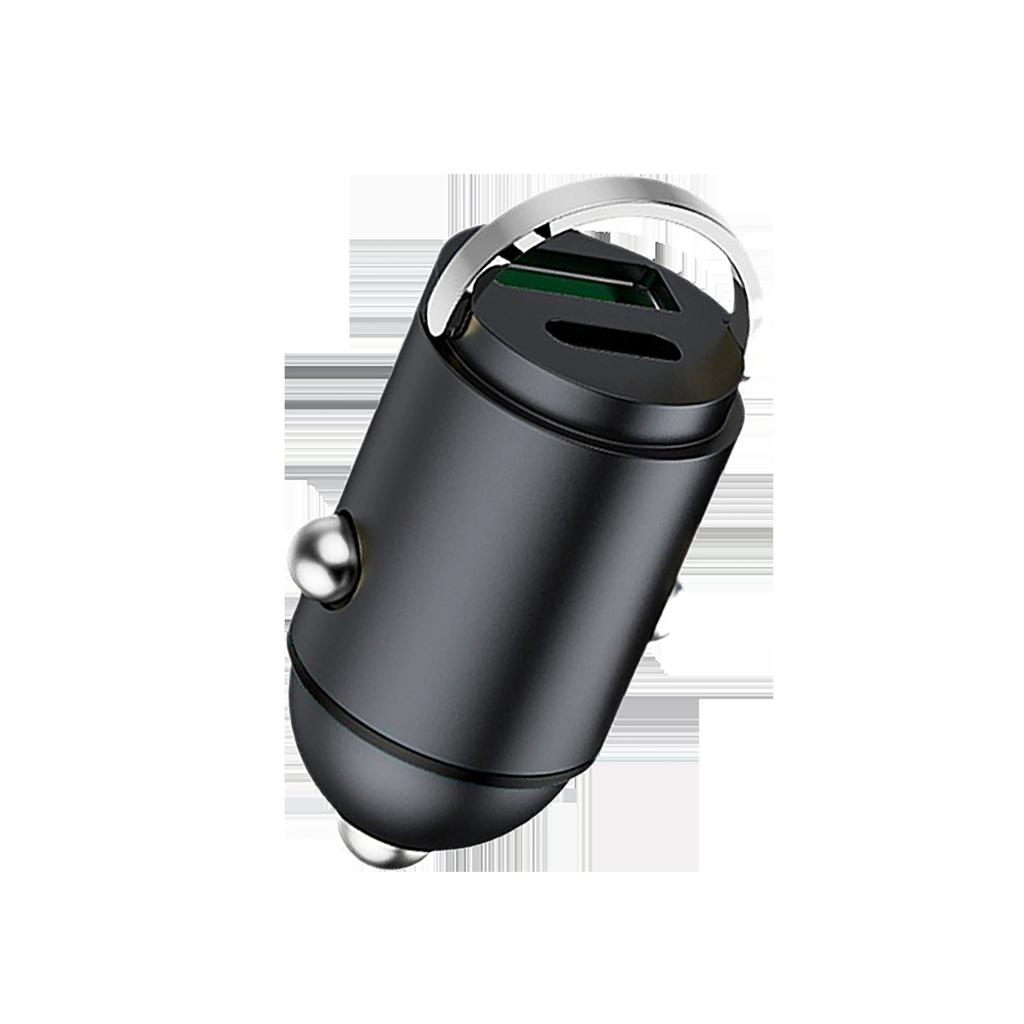 Cargador de coche rápido con adaptador de encendedor de cigarrillos y múltiples puertos USB