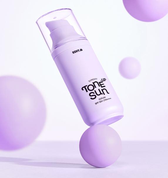 Тонирующая солнцезащитная сыворотка SPF50+ PA++++ для сияющей и светлой кожи
