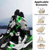 Matrix Neon Shadows Flannel Blanket Super Soft Warm Cozy Blanket For Sofa Bed Office Travel Allseason Home Decor Gift
