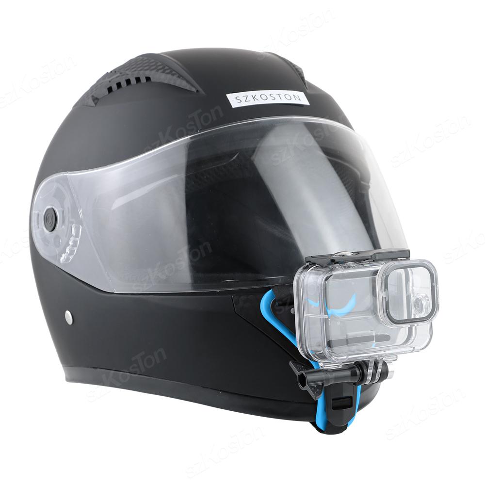 Крепление на подбородочный ремень для мотоциклетного шлема для GoPro Hero 12 11 10 9 8 Insta 360 X3 GO 3 Xiaomi Yi SJCAM DJI Action 3 4 Аксессуары