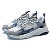 Li Ning износостойкие низкие беговые кроссовки мужские белые с синим AGCR205-3