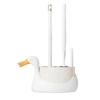 Soft Rubber Brush Head Wall-Mounted Toilet Brush Toilet Brush Set  Bathroom Cleaning