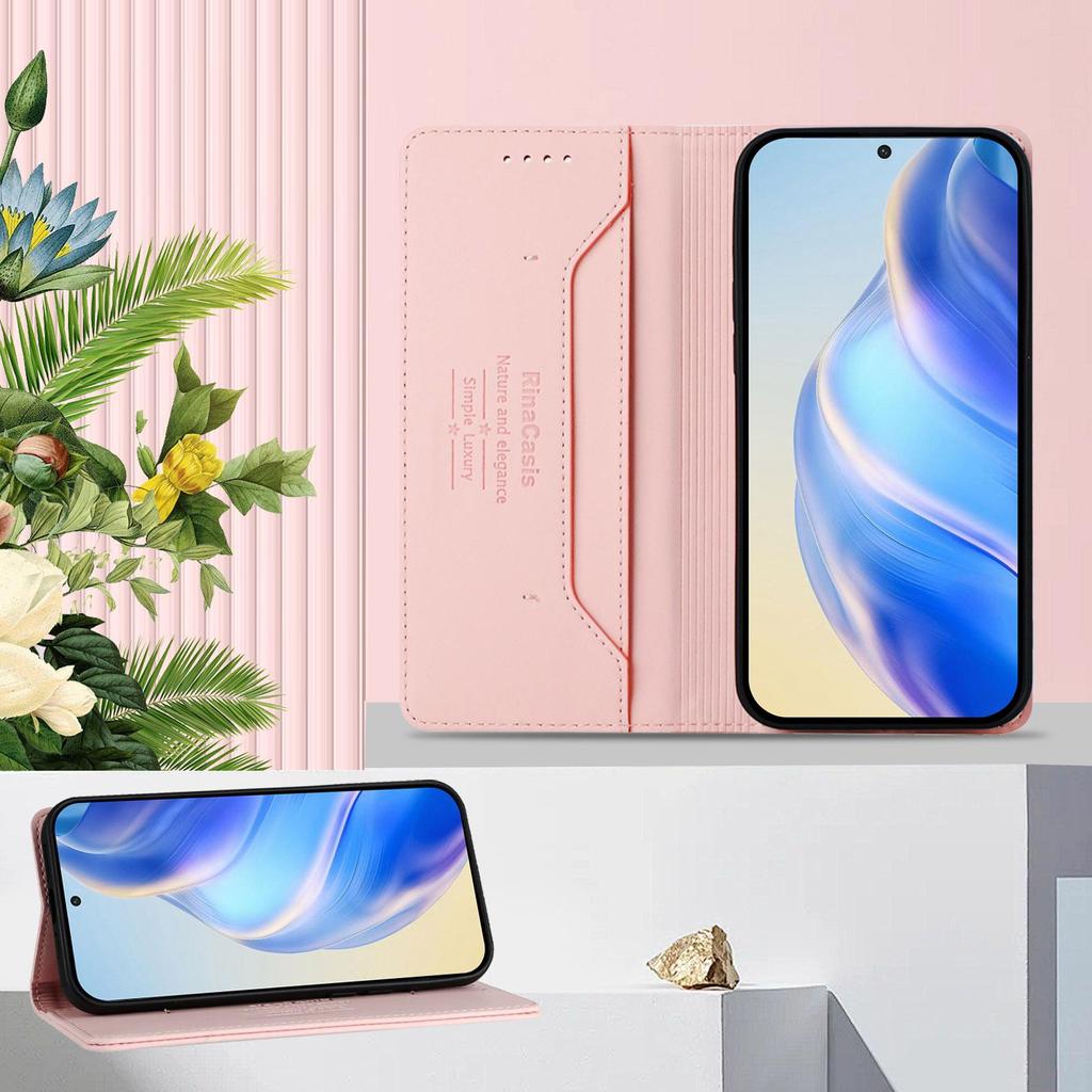 Роскошный магнитный чехол-кошелек из цельной кожи для телефона с подставкой-книжкой для iPhone 16, 15, Pro, Max, Samsung S25, Redmi 14C, Moto E15, Oppo A60, держатель для карт, откидная крышка