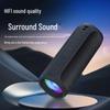 Wireless Bluetooth Mini Speaker with Colorful Lights & Heavy Bass for Home, Outdoor, Office, Card Slot Feature