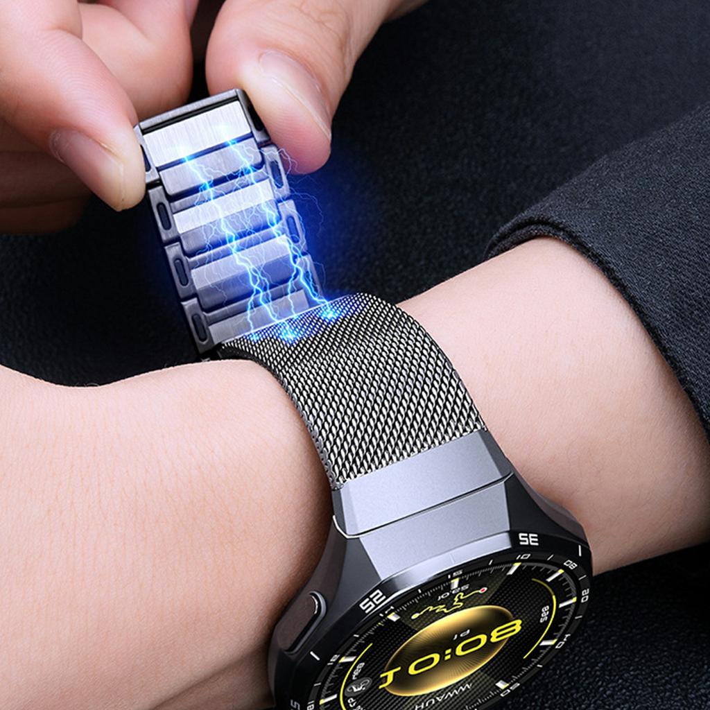 Металлический ремешок с магнитной застежкой для Huawei Watch GT 6 Pro 46 мм Ремешок для часов из нержавеющей стали Бесшовный интерфейс