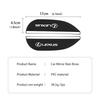PVC Car Rearview Mirror Eyebrow Rain Visor Sun Shade Rainproof Cover For Lexus RX350 IS300 ES250 ES200 ES330 ES350 IS250 GS300